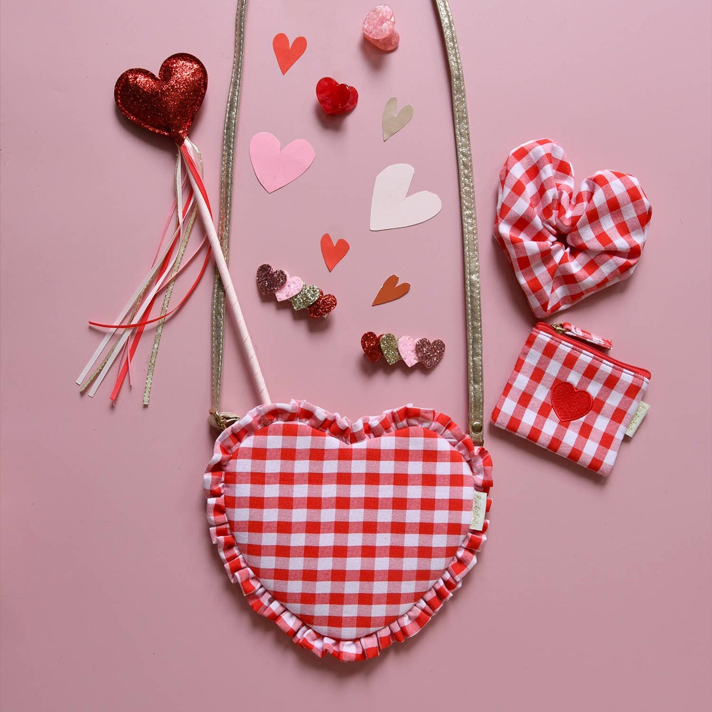 Love Heart Glitter Wand