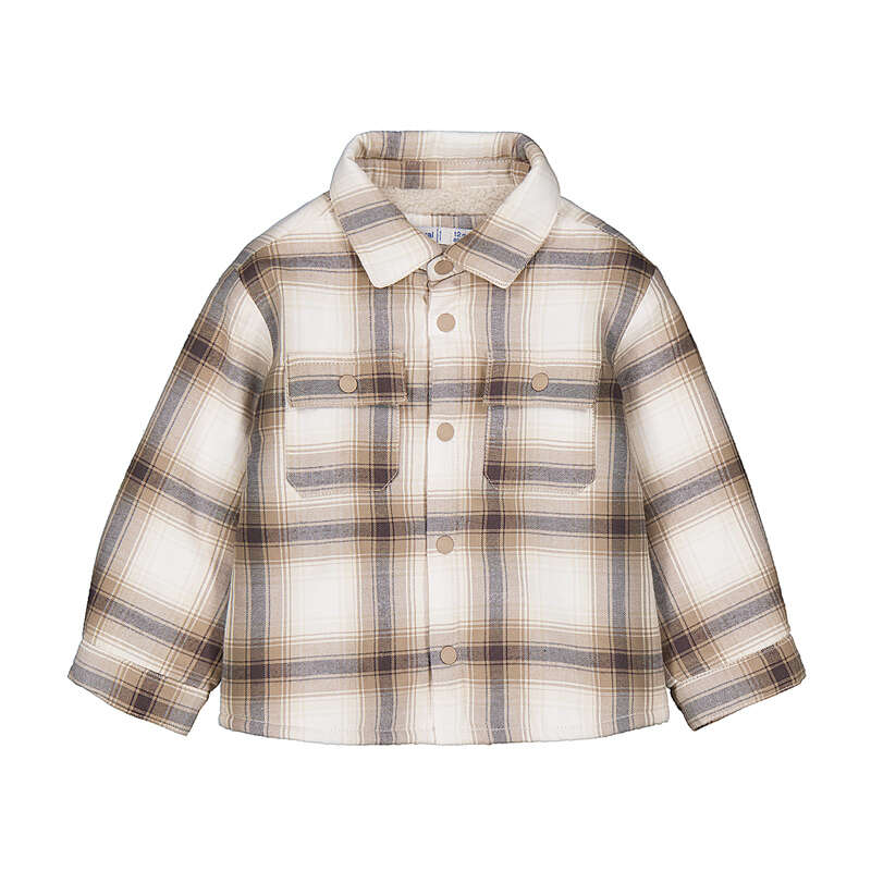 Checkered Shirt- Cookie