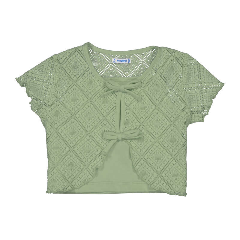 Moss Crochet T-Shirt Set