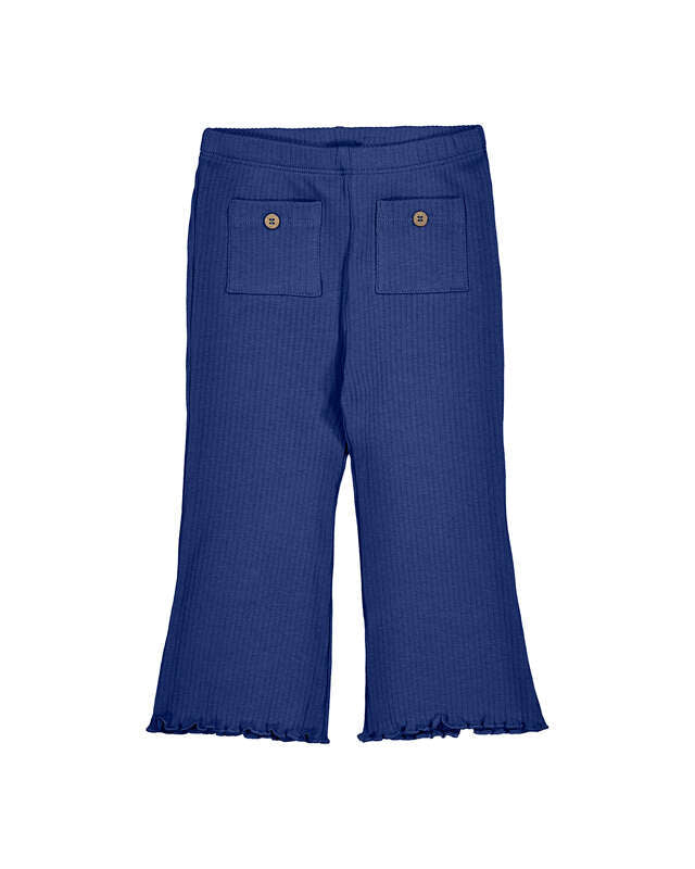 Porcelain Ribbed Flare Baby Leggings
