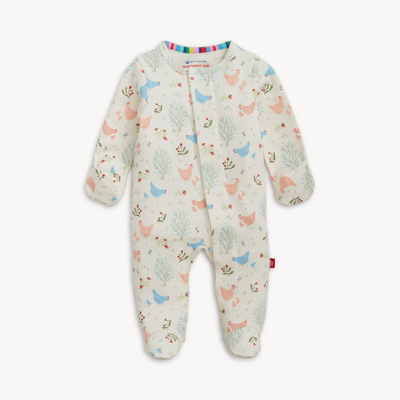 Chicken Tender Organic Cotton Magnetic Footie