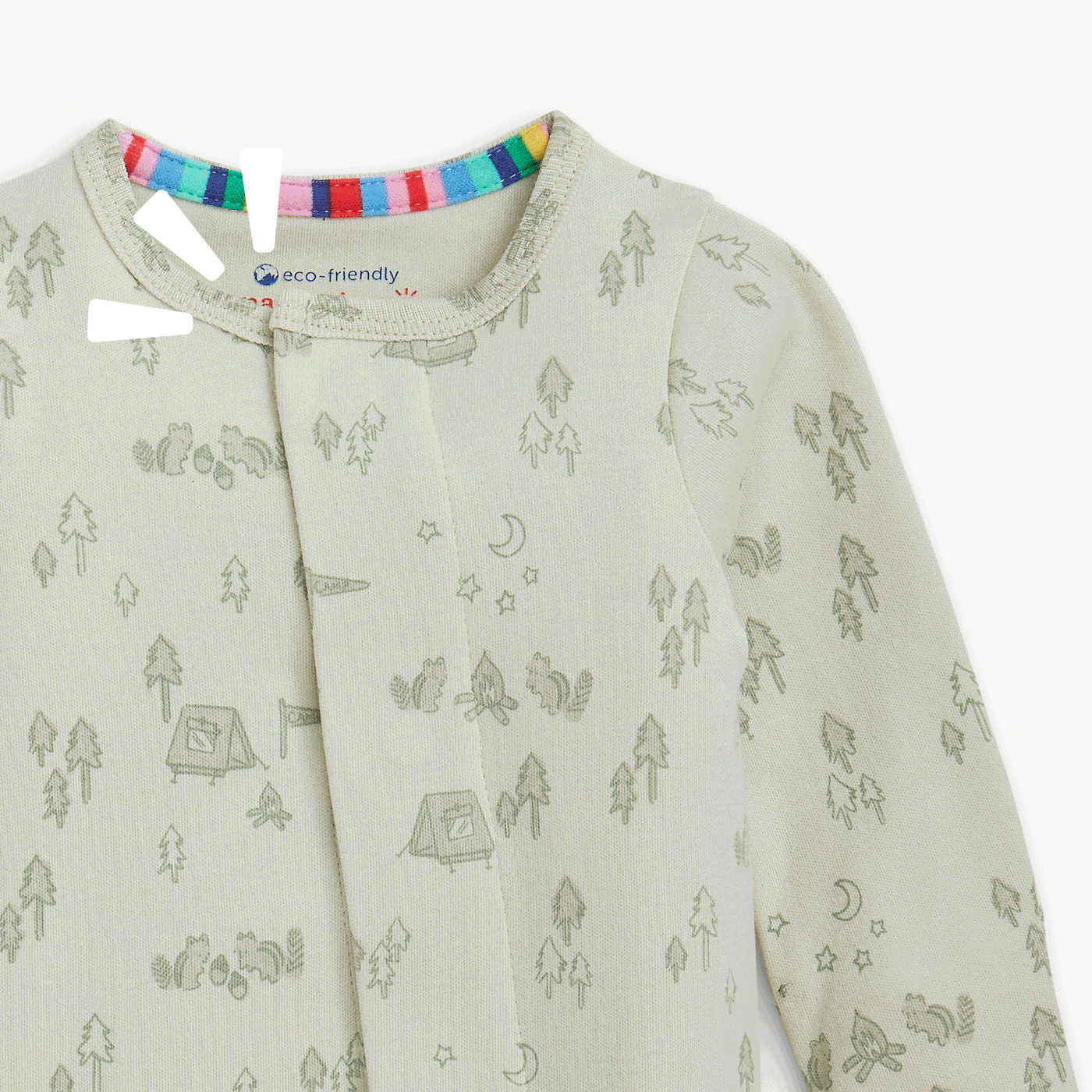 Base Camp Buddies Organic Cotton Magnetic Footie