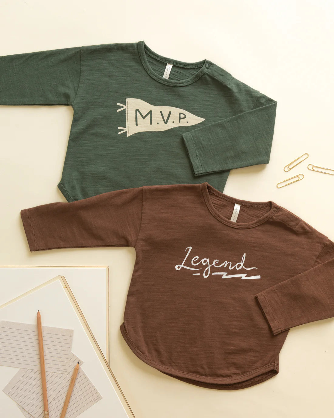 Legend Raw Edge Long Sleeve Tee