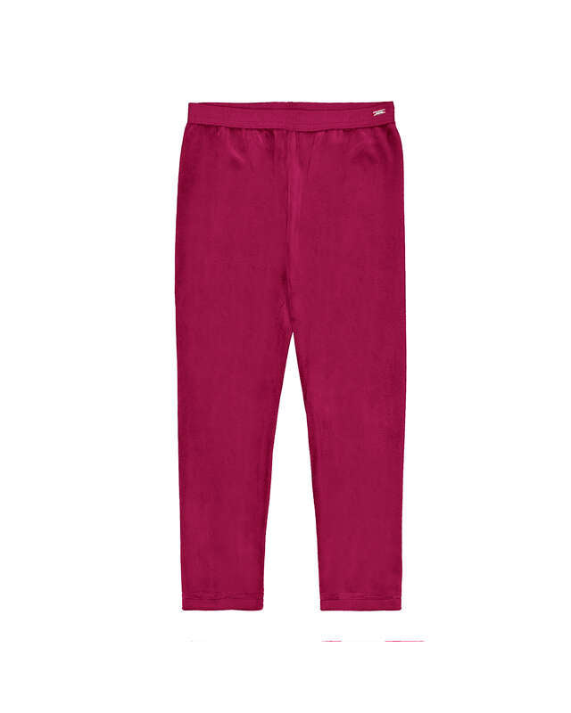 Basic Velvet Leggings- Raspberry