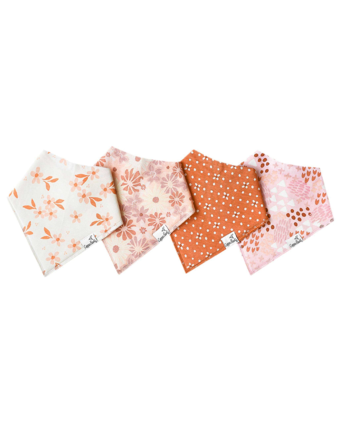 Copper Pearl Rue Bandana Bibs