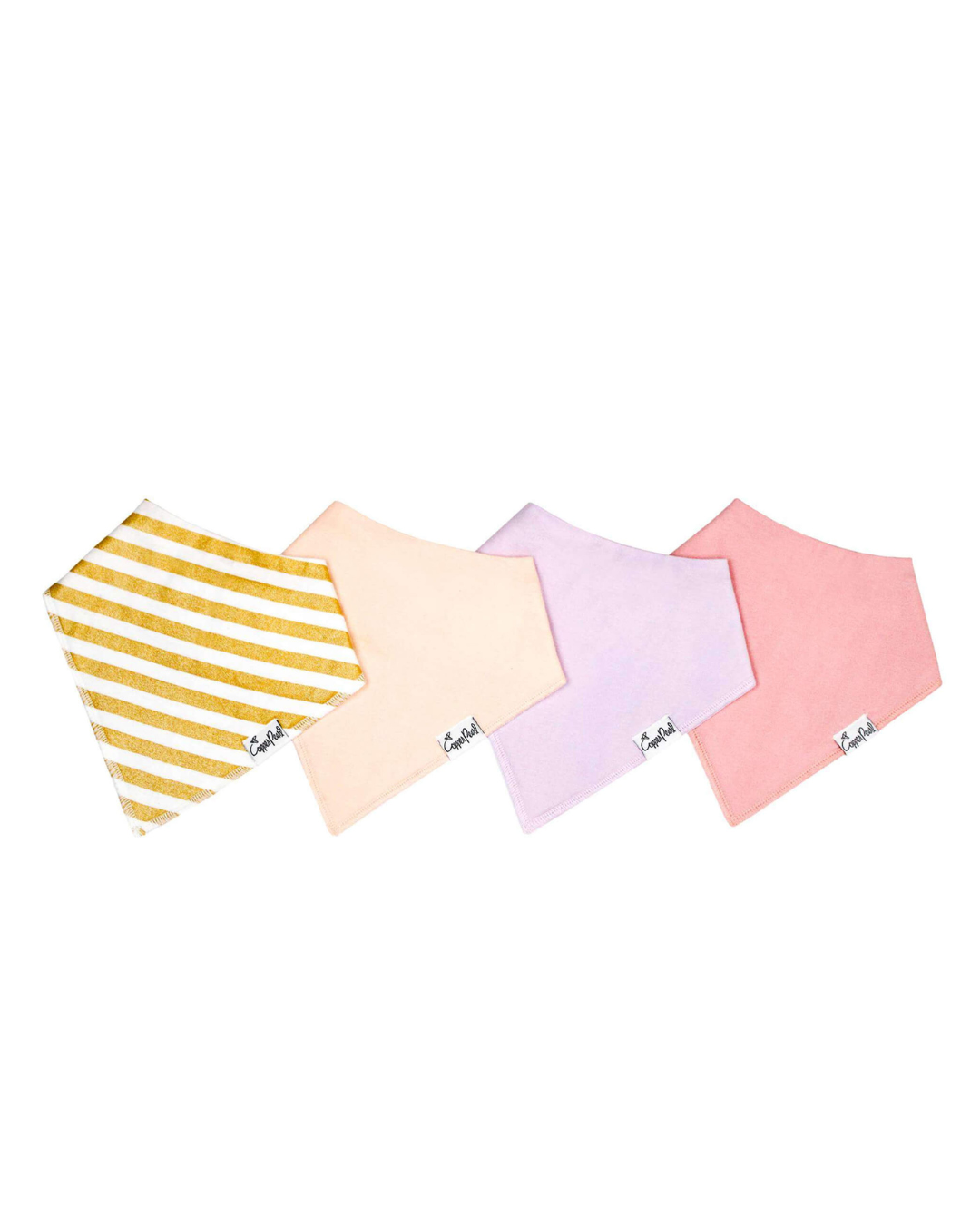 Copper Pearl Sweetheart Bandana Bibs
