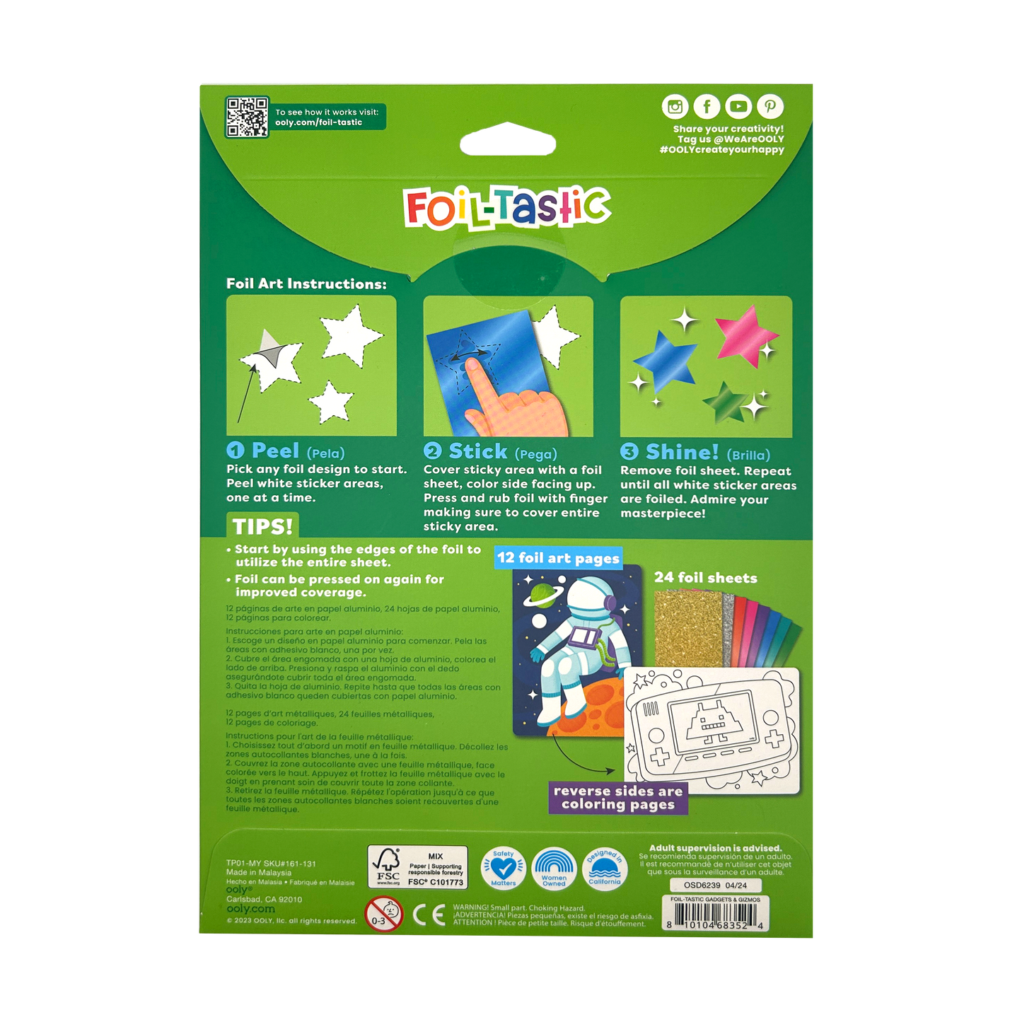 Foil-tastic: Foil Art & Coloring Fun