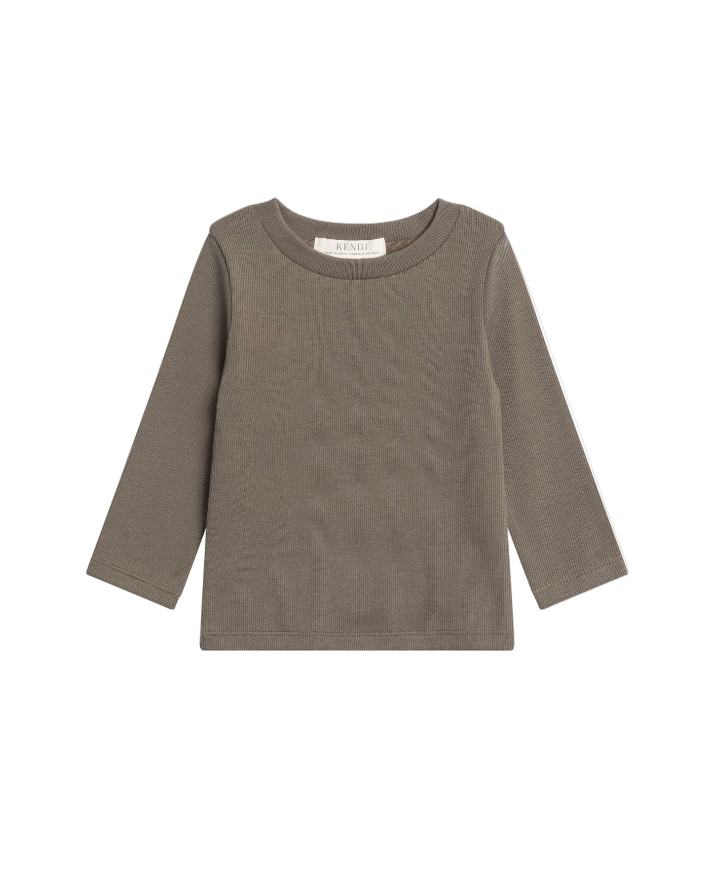 Olive Rory Ribbed Long Sleeve Top