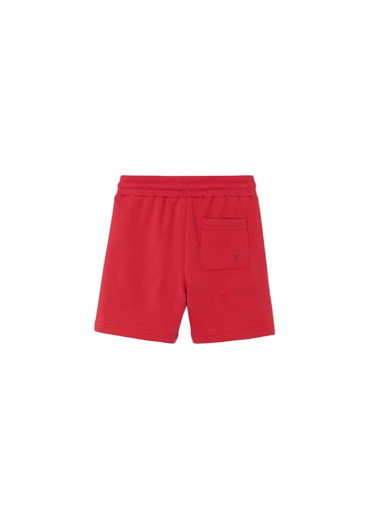 Tomato French Terry Boy Shorts
