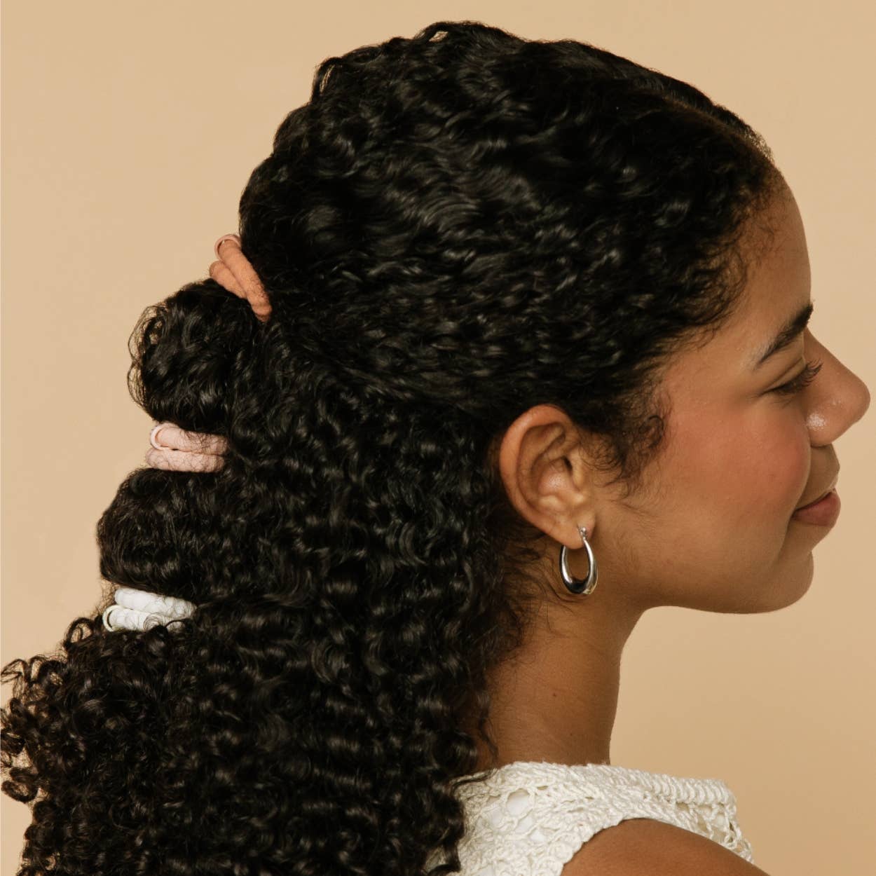 For the Love of Nudes Nylon Hair Ties - Small