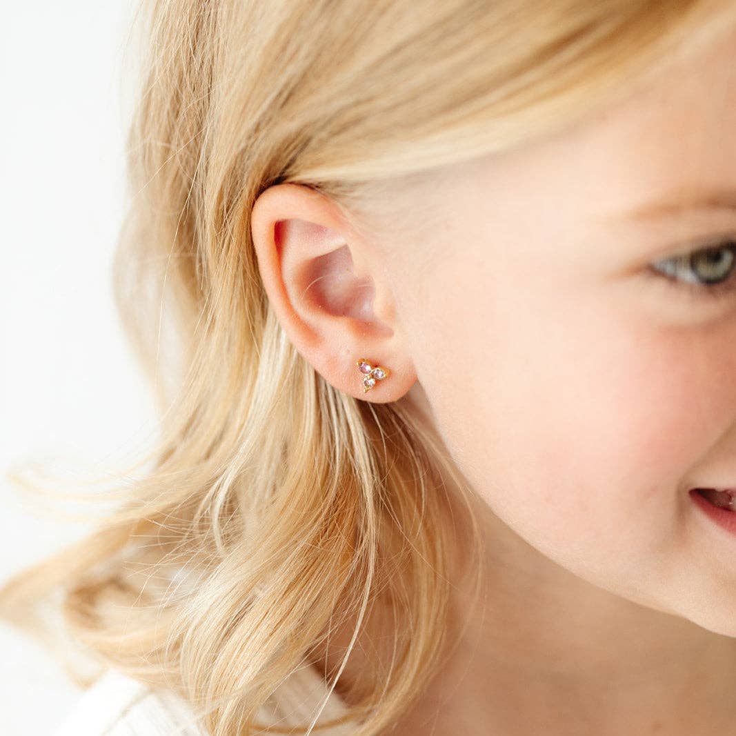 Ombré Gem Stud Earrings