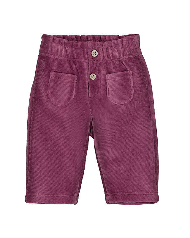 Corduroy Trouser- Blackcurra