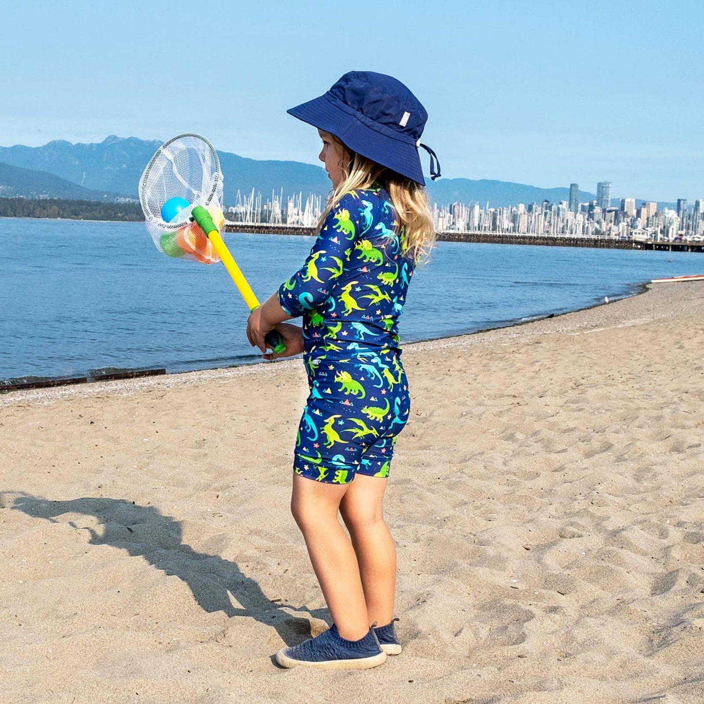 Navy | Aqua Dry Bucket Hat