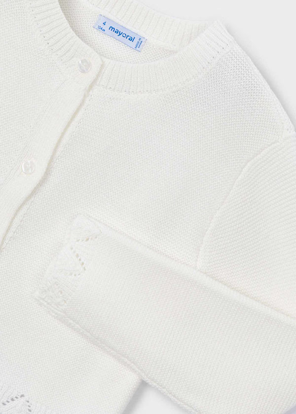 Knit Link Cardigan Natural