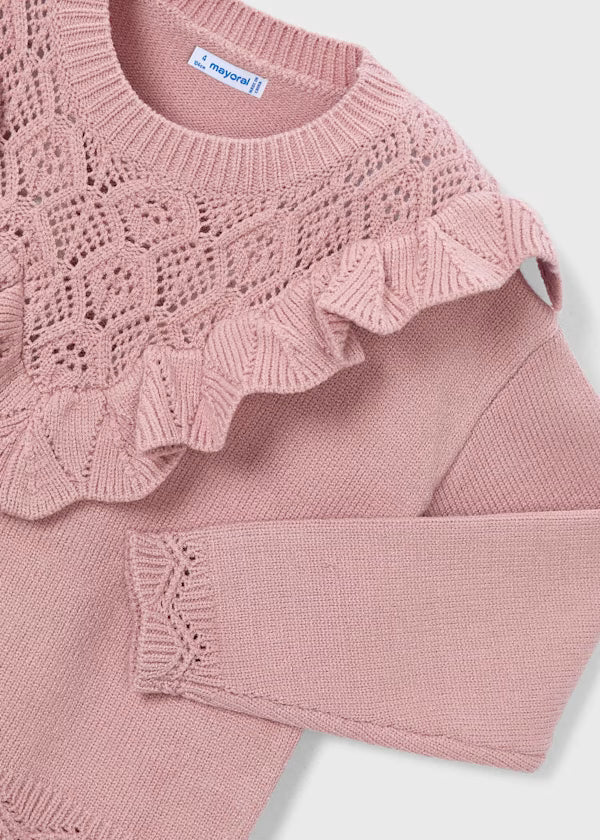 Open Knit Sweater Makeup