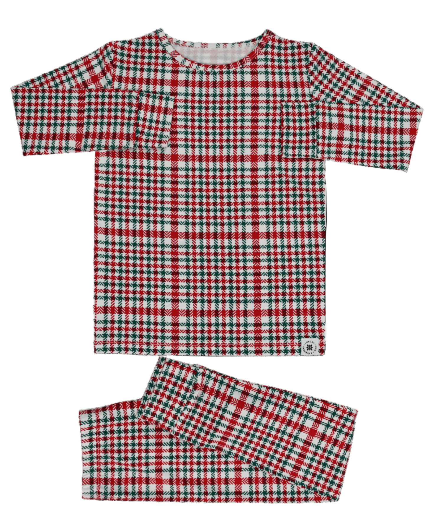Big Kid Pajamas - Red Tartan Pajamas
