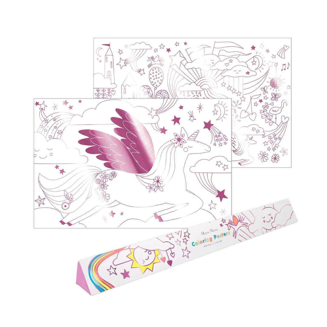 Unicorn Coloring Posters
