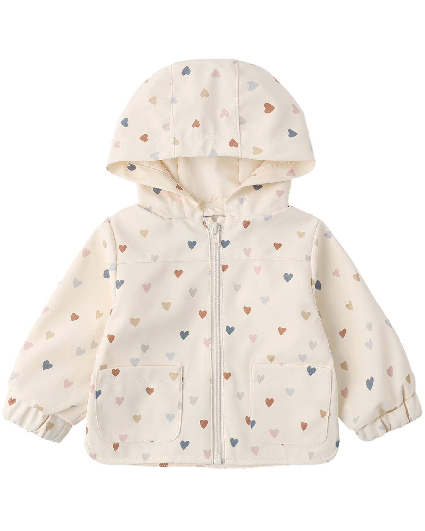 Confetti Heart Rain Coat