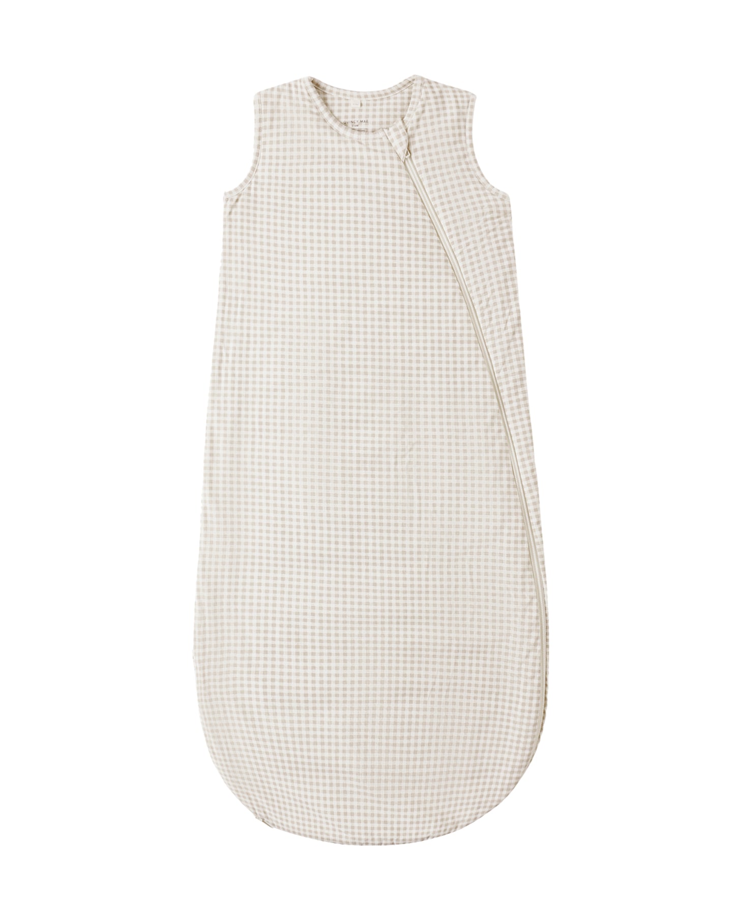 Oat Gingham Bamboo Sleeping Bag