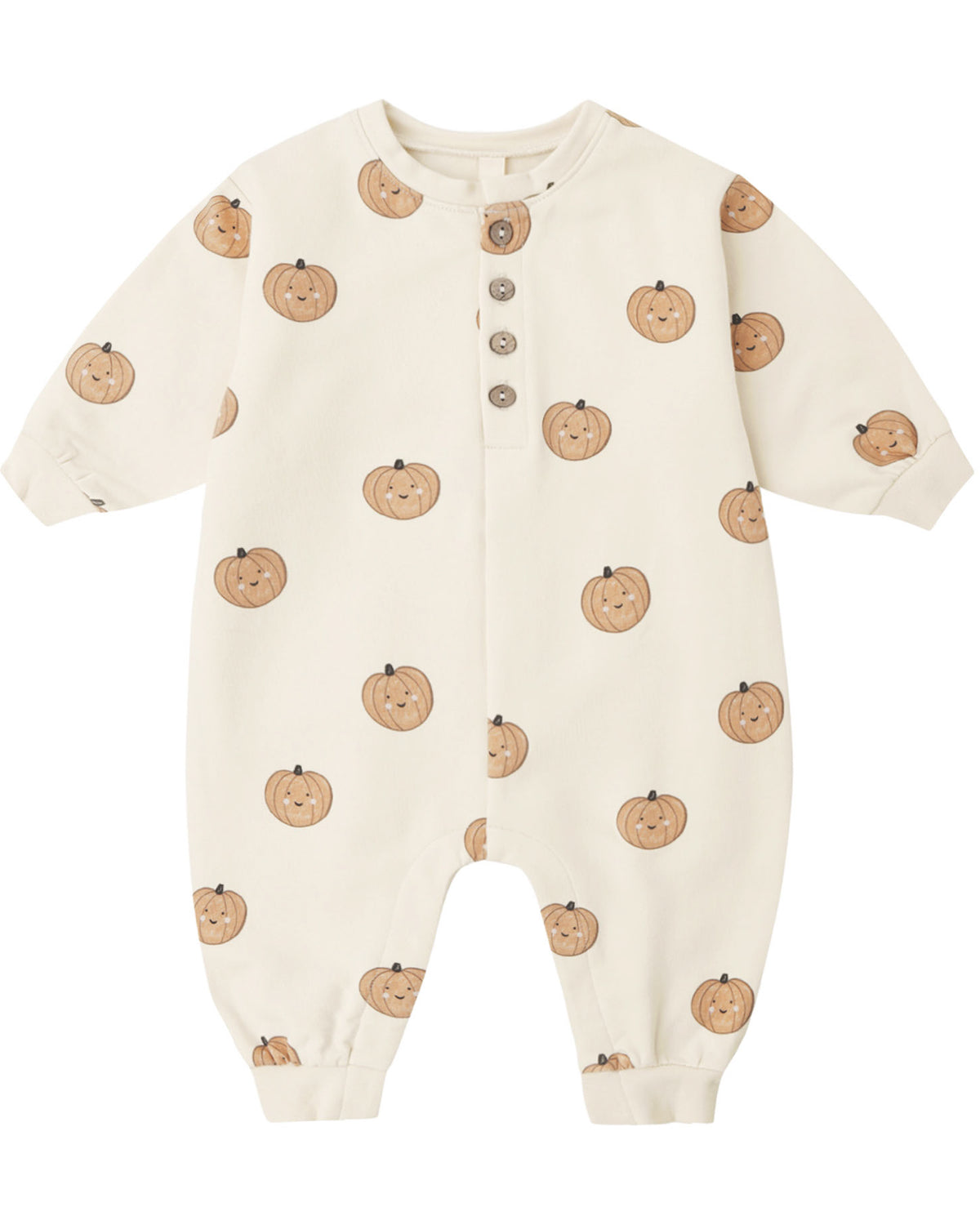 Pumpkin Relaxed Fleece Jumpsuit