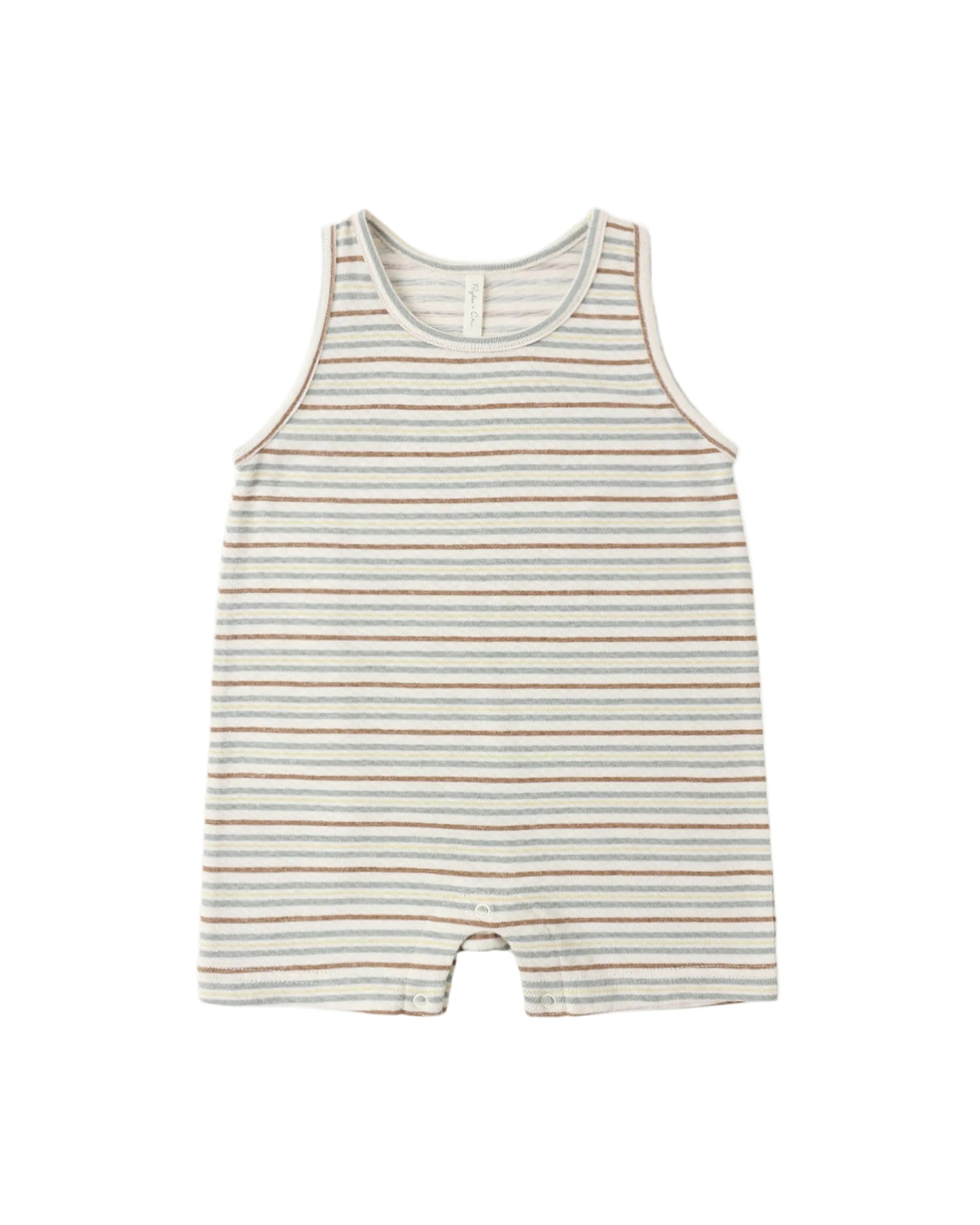 Vintage Stripe Sleeveless One-Piece