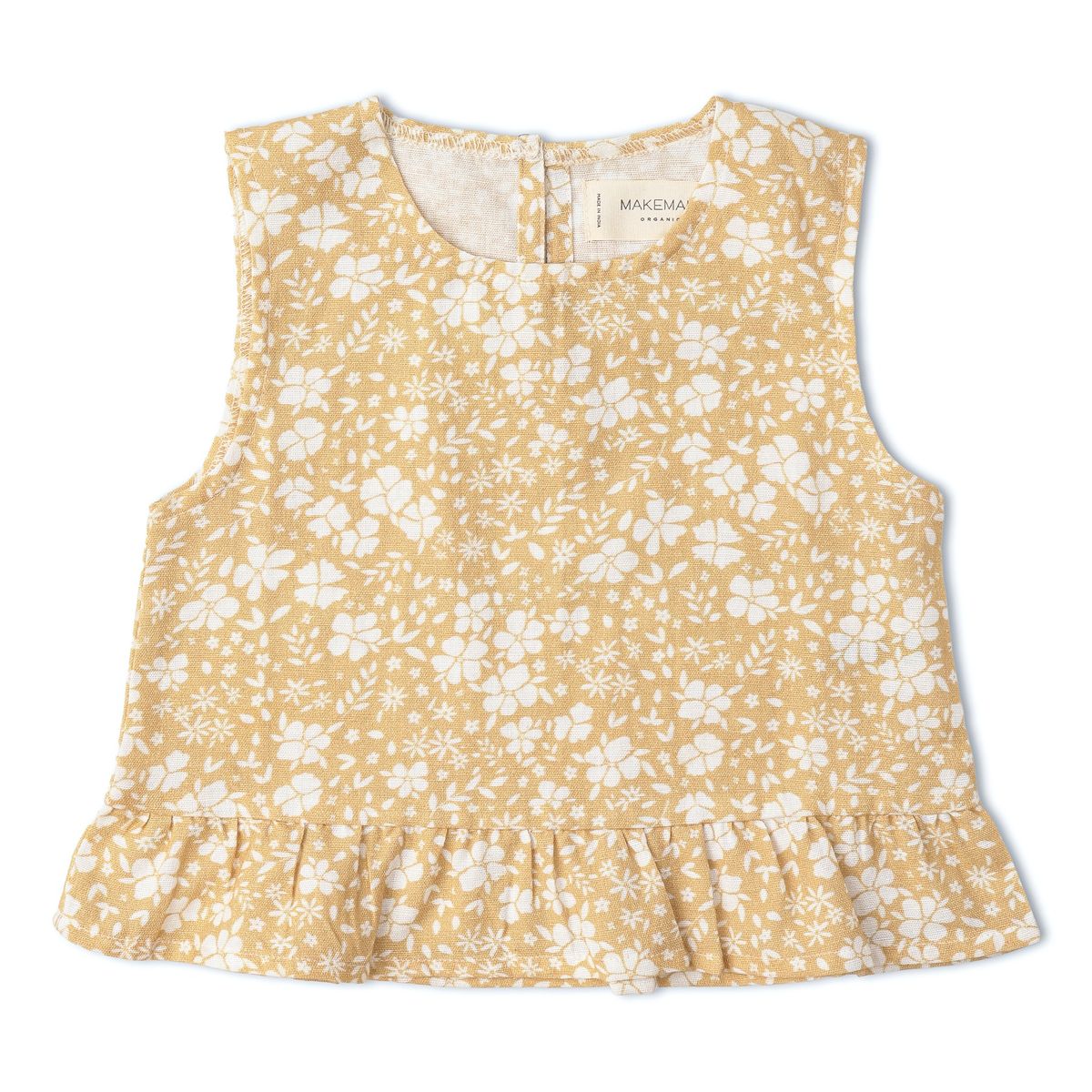 Ruffle Top and Pant Set- Yellow Blossom