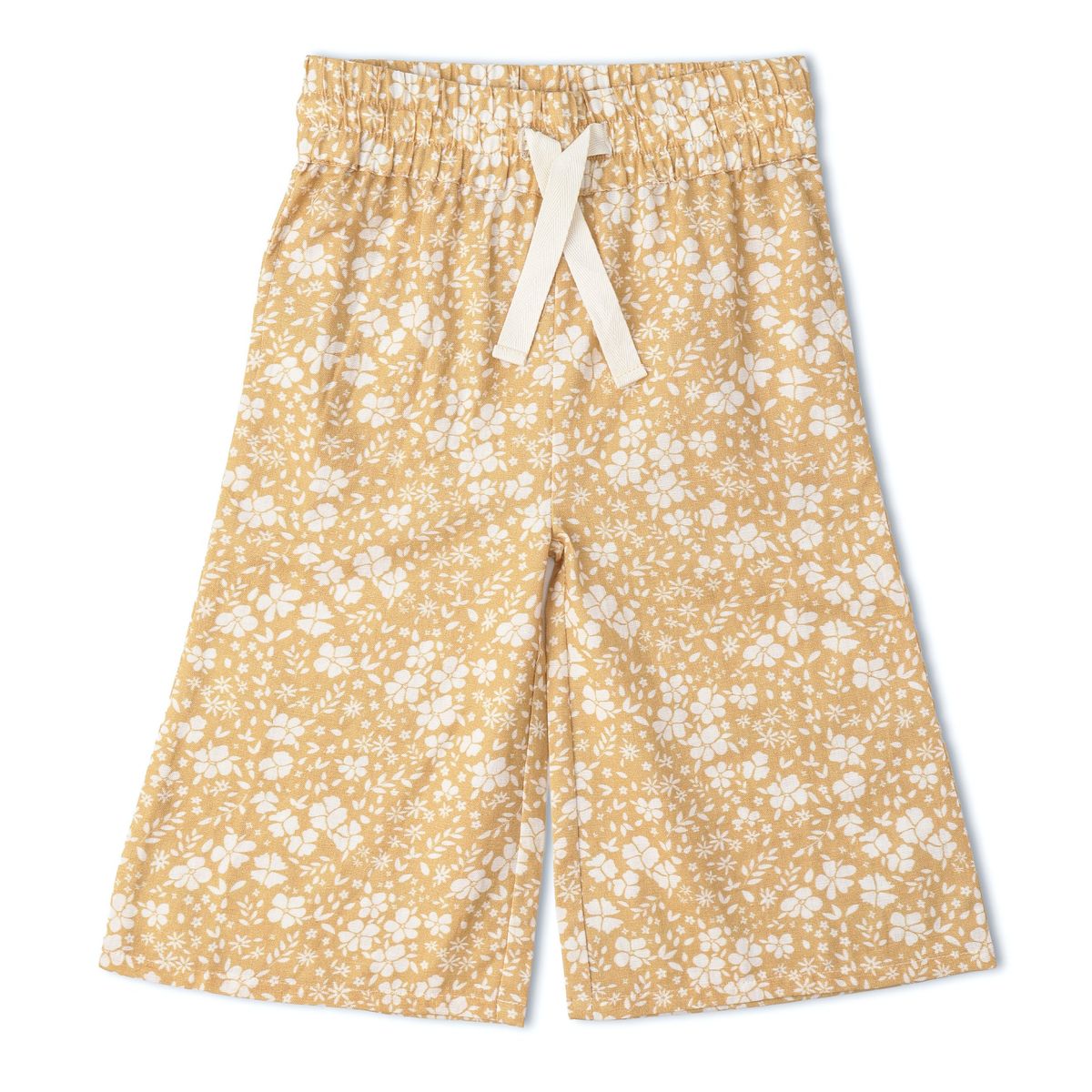 Ruffle Top and Pant Set- Yellow Blossom