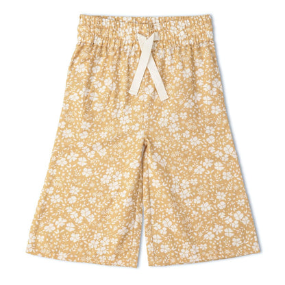 Ruffle Top and Pant Set- Yellow Blossom