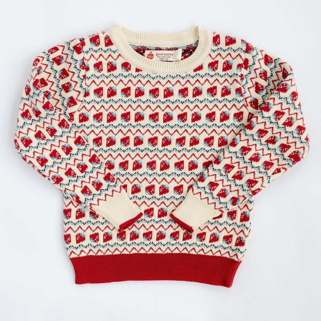 Red Heritage Strawberry Pullover