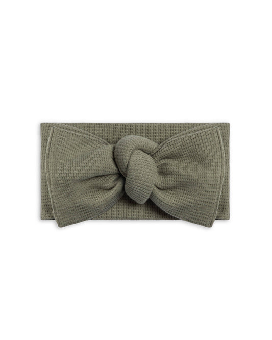 Waffle Bow Wrap - Fern