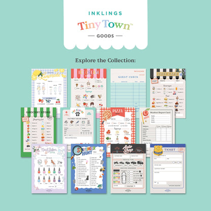 Inklings Tiny Town™ Play Notepad - Lemonade Stand