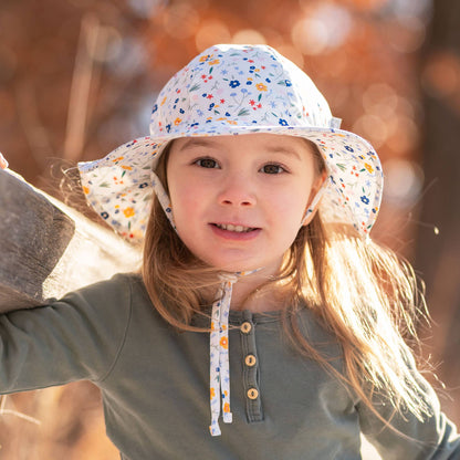 Meadow Flowers Cotton Floppy Sun Hat