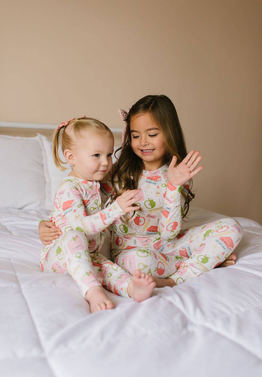 School Vibes 2 Piece Bamboo Pajamas