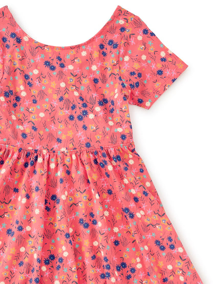 Twist Back Ballet Dress- Malindi Wildflowers