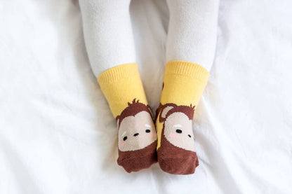 Monkey Zoo Baby Animal Socks
