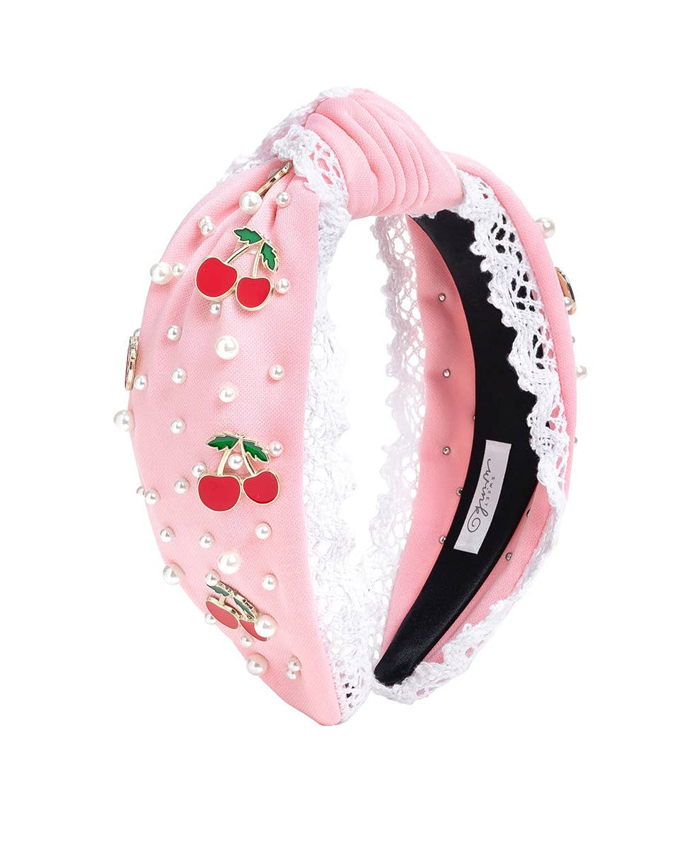 Berry Gemstone Headband - Kids Hair Accessories - Spring