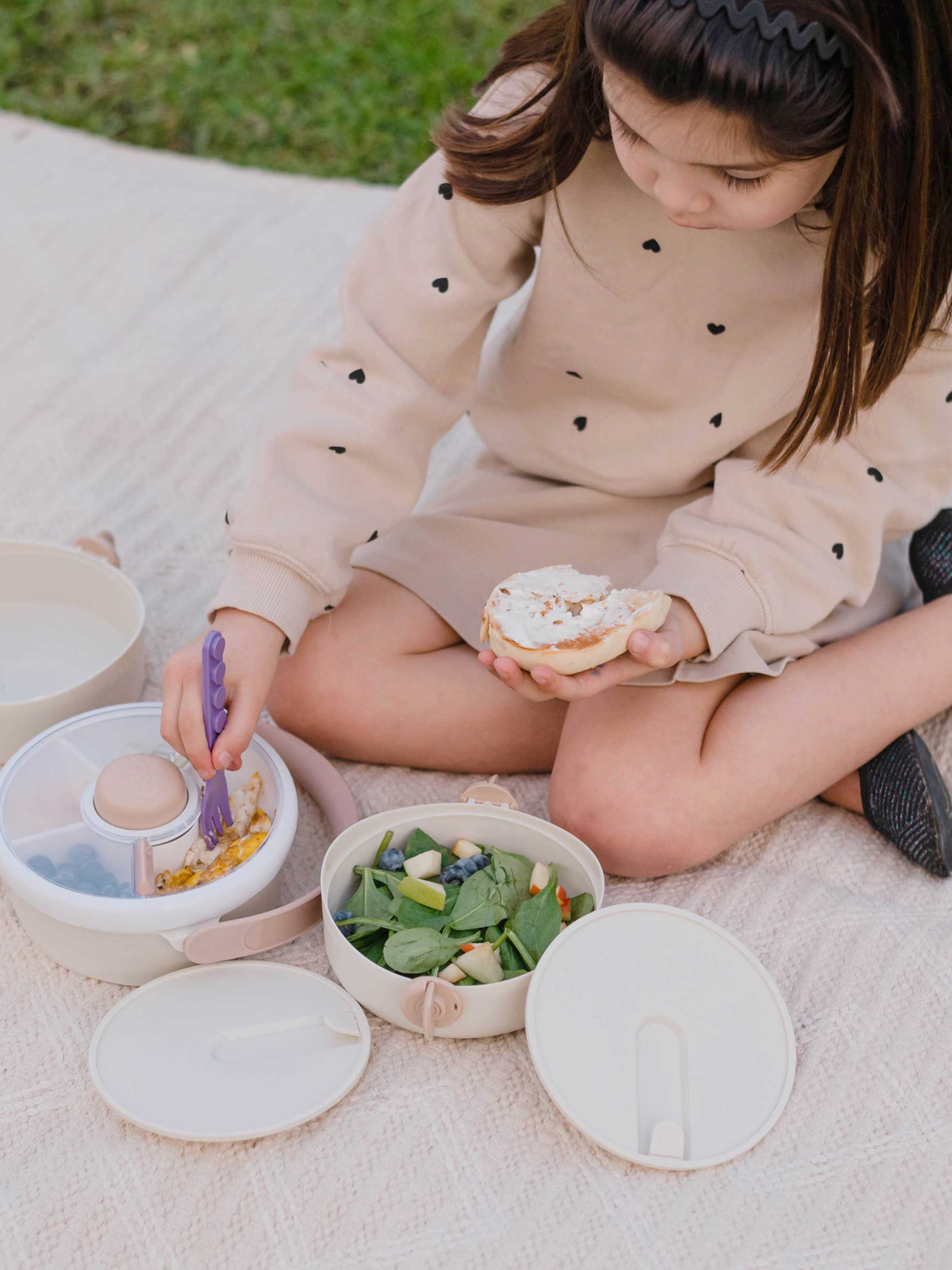 Gobe Kids On-The-Go Lunchstack with Snack Spinner