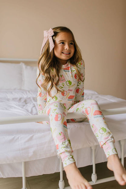 School Vibes 2 Piece Bamboo Pajamas