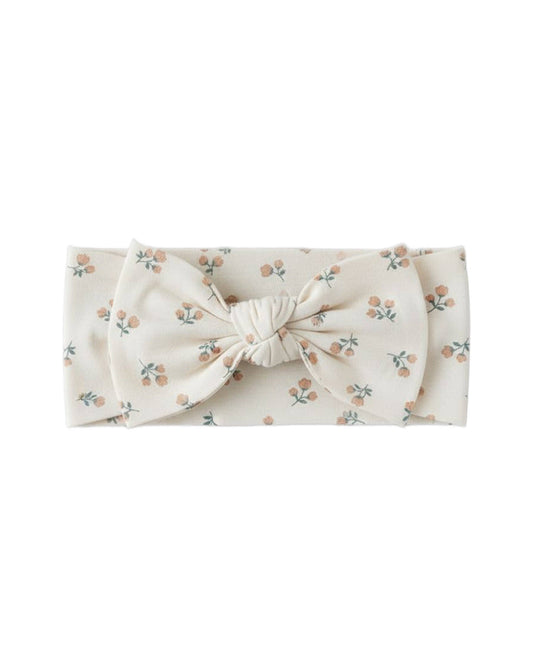 Hattie Bow Wrap - Palmer Floral Dune + Laguna
