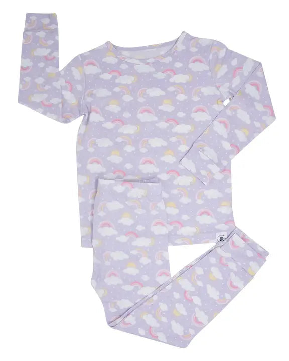 Rainbow Cloud Sweet Bamboo Pajamas