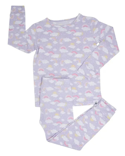 Rainbow Cloud Sweet Bamboo Pajamas