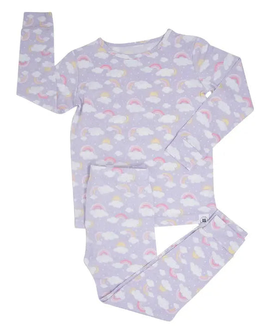 Rainbow Cloud Sweet Bamboo Pajamas