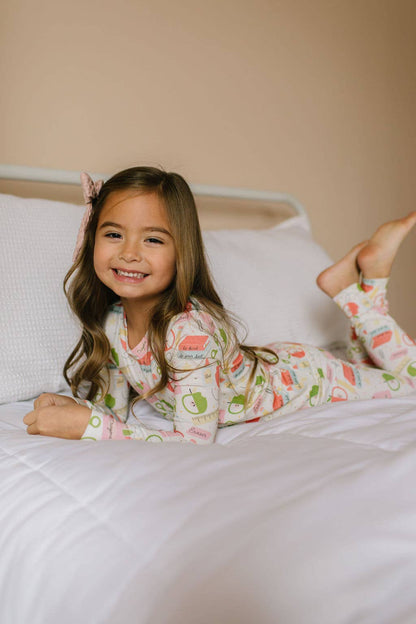 School Vibes 2 Piece Bamboo Pajamas