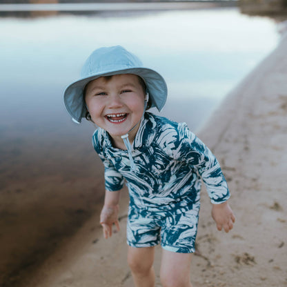 Light Blue | Cotton Floppy Sun Hat