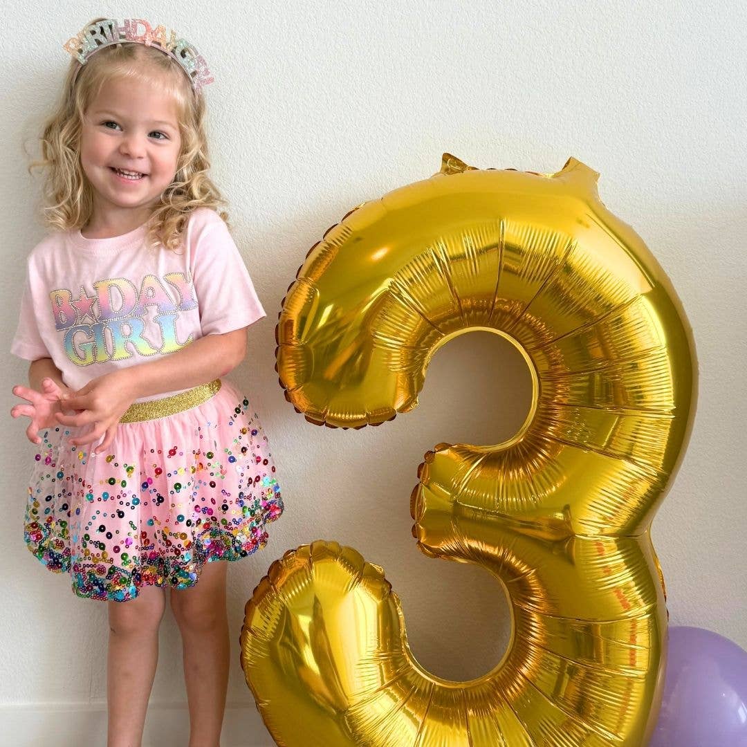 Pink Confetti Tutu - Dress Up Skirt - Kids Tutu