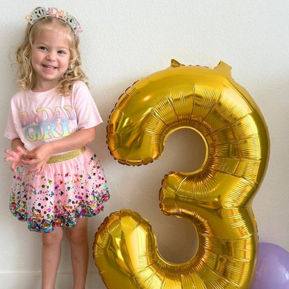 Pink Confetti Tutu - Dress Up Skirt - Kids Tutu