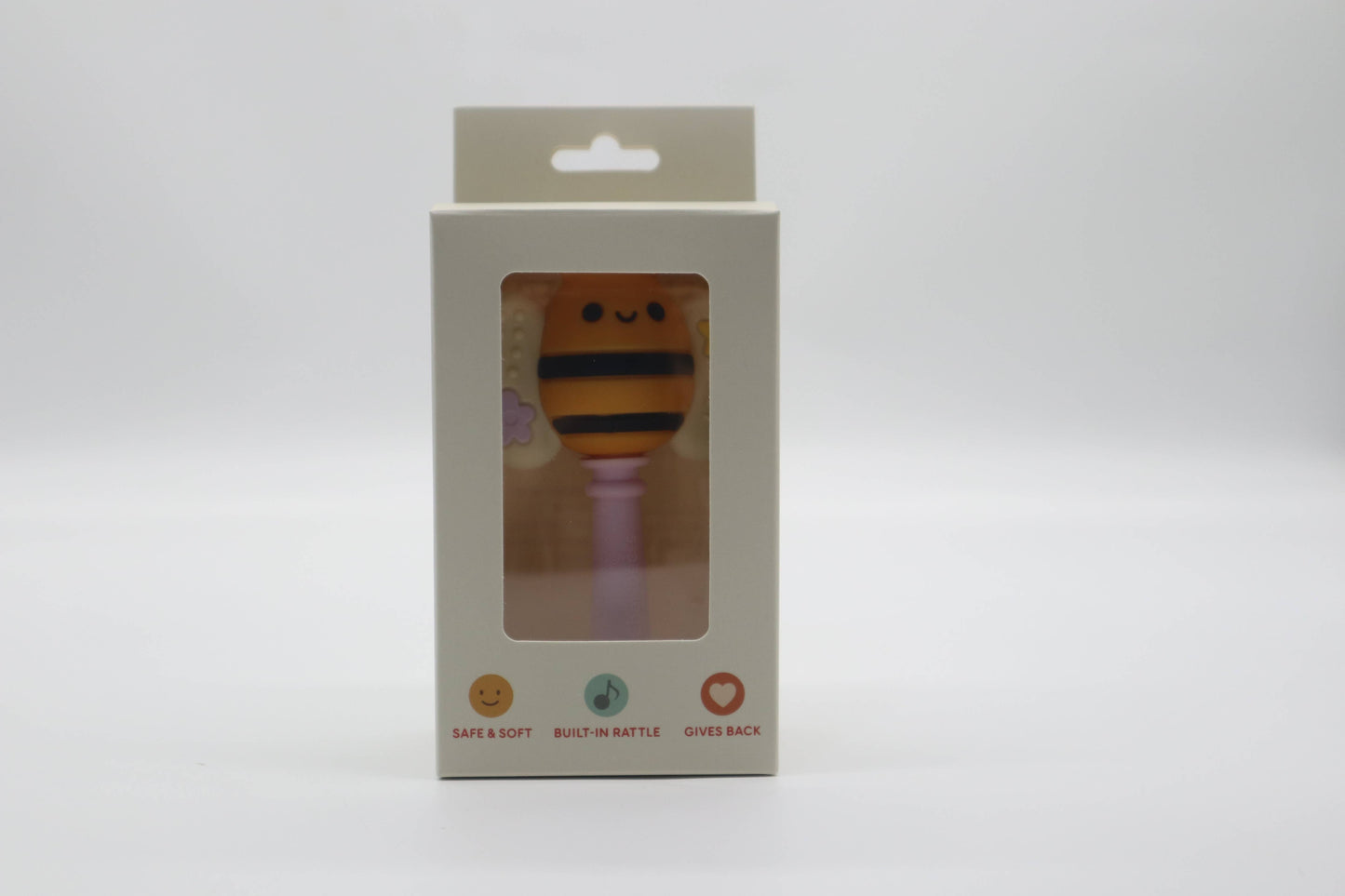 Chewbee's Bee Silicone Teether Rattle
