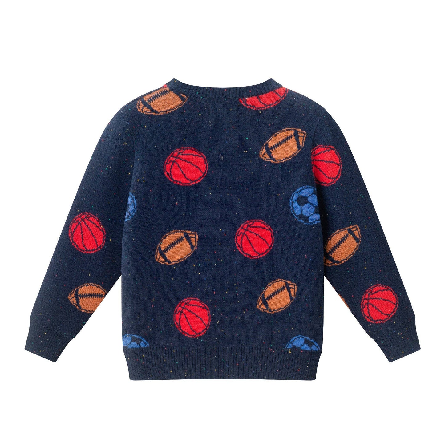Navy Sports Kids Sweater