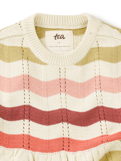 Pointelle Sweater Dress