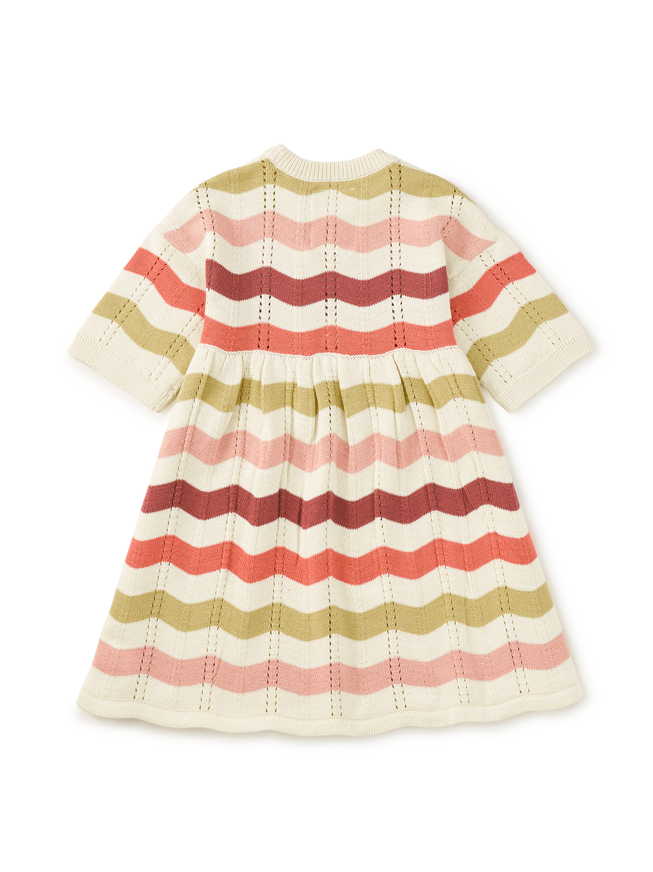 Pointelle Sweater Dress